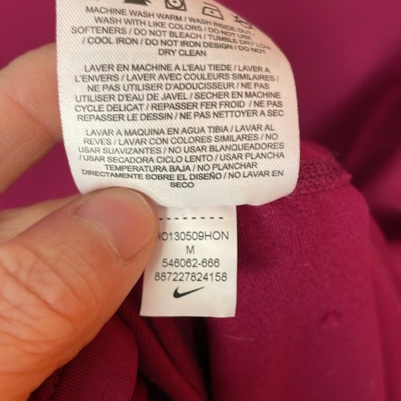 Nike Pink Dri-FIT Quarter-Zip running pullover size medium - Picture 5 of 11